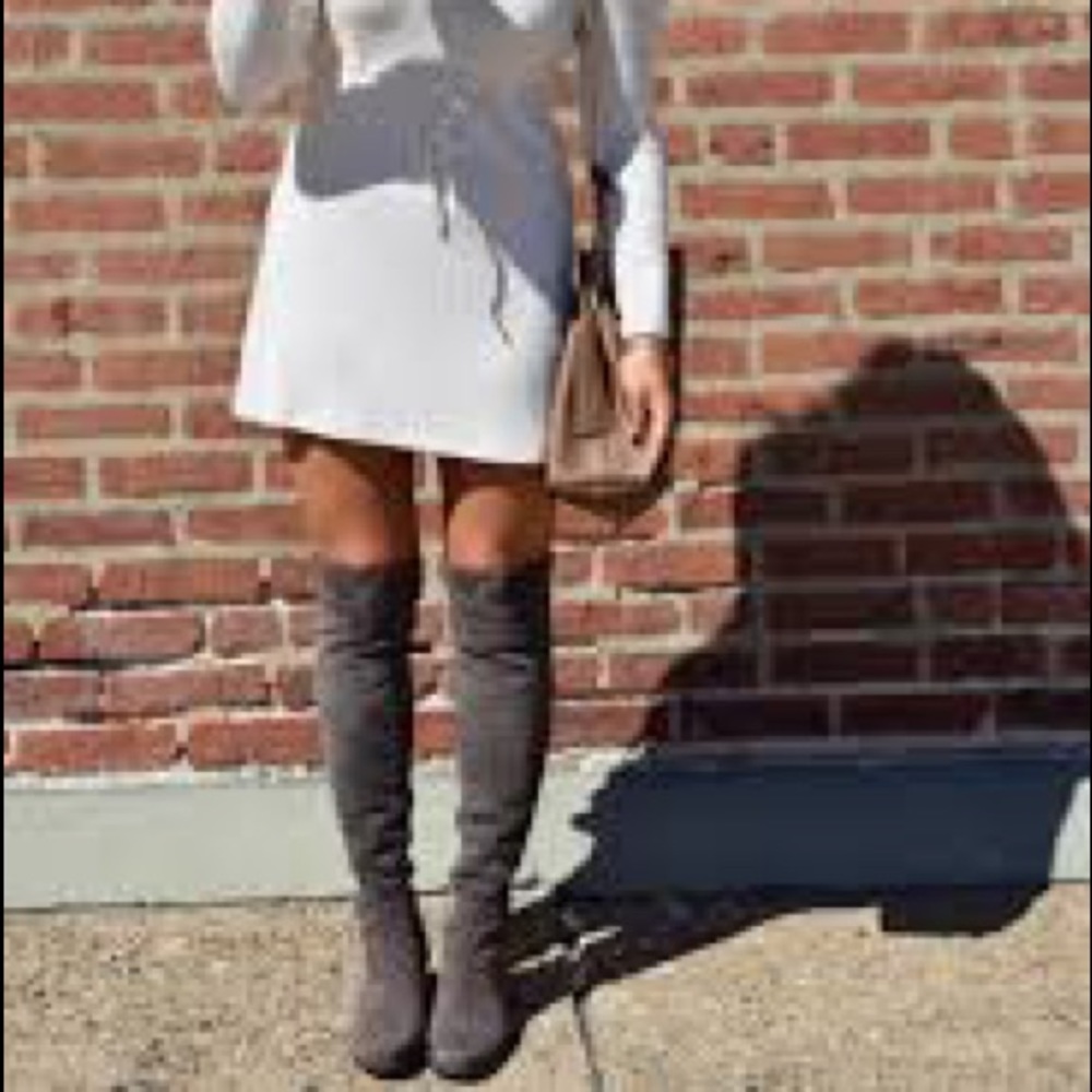 Stuart Weitzman Suede Over the Knee Boots 10 1/2